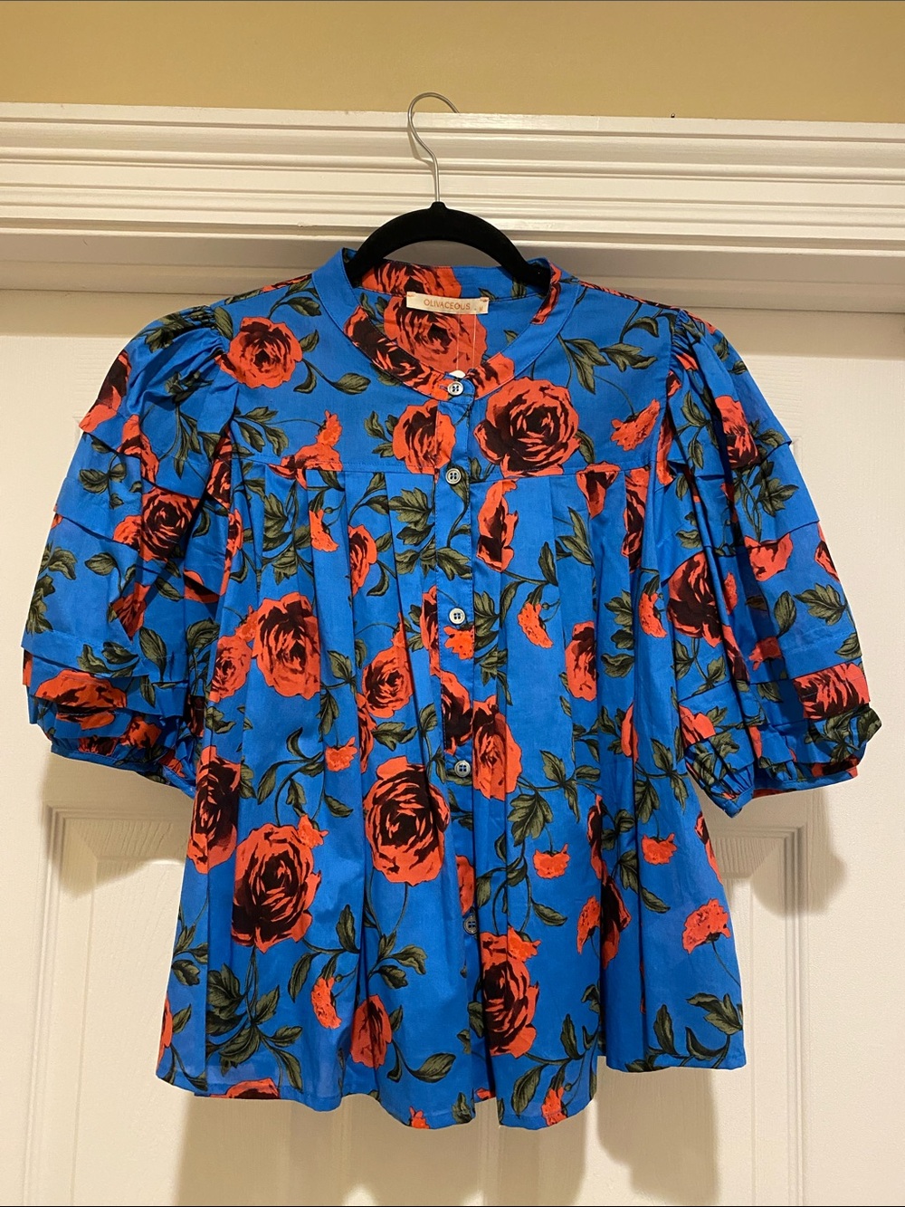 Olivaceous women’s blouse